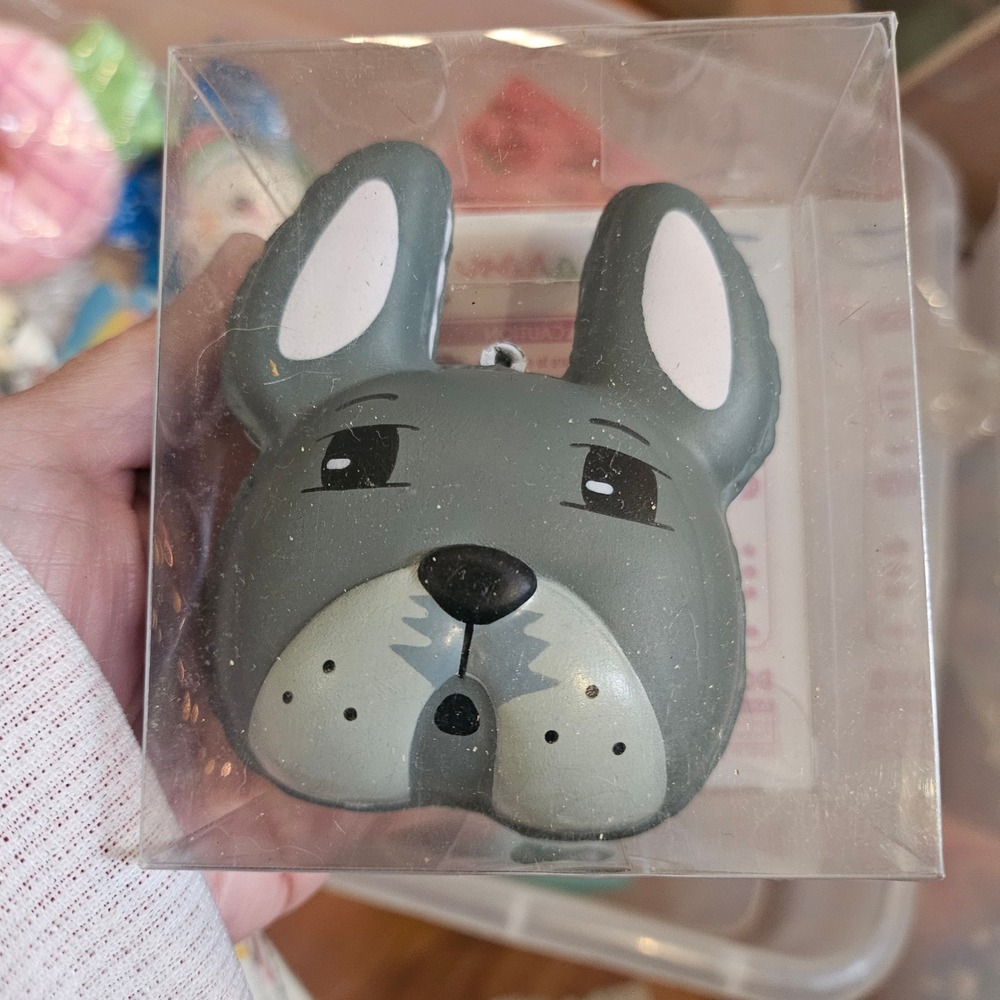Chawa Squishies French Bulldog Dog Macaron Squishy Toy RARE New Slow Rising